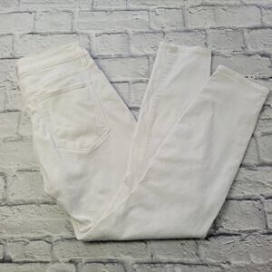 GAP Optic White Denim Curvy True Skinny Jeans size 29/8 Short